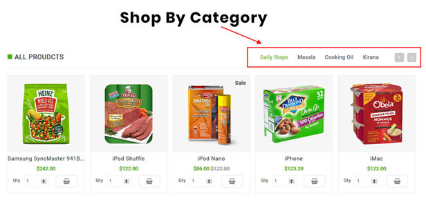 Grocery and Shopping OpenCart 3.X Multistore Theme (Shopping, Mall)