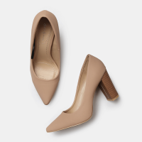 Flat n Heels Women Beige Heel